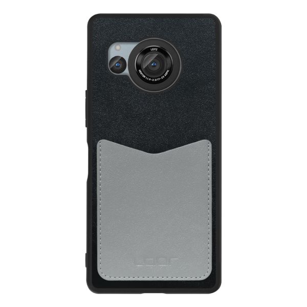 [ LOOF PASS-SHELL ] AQUOS R8 SH-52D AQUOSR8 スマホケース 背面 ケース カバー ハードケース カード収納 カードホルダー ストラップホール [ AQUOS R8 ]