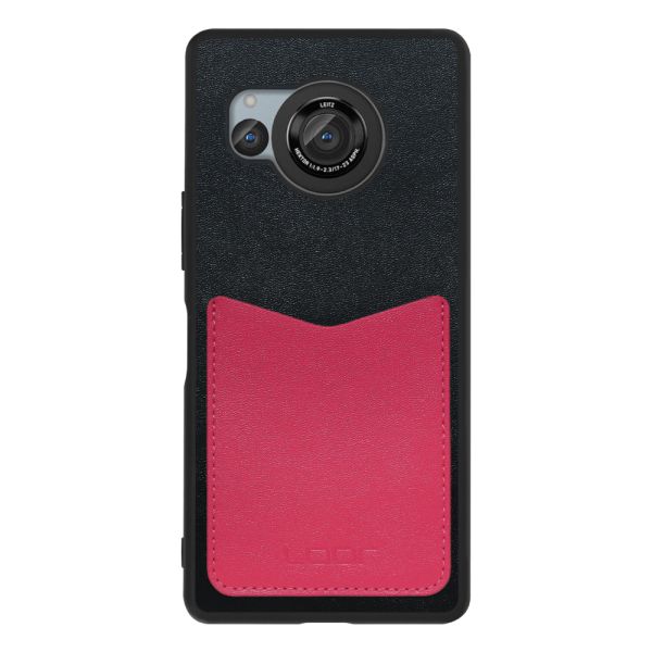 [ LOOF PASS-SHELL ] AQUOS R8 SH-52D AQUOSR8 スマホケース 背面 ケース カバー ハードケース カード収納 カードホルダー ストラップホール [ AQUOS R8 ]