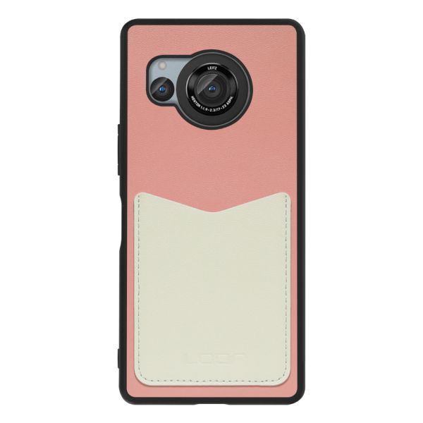 [ LOOF PASS-SHELL ] AQUOS R8 SH-52D AQUOSR8 スマホケース 背面 ケース カバー ハードケース カード収納 カードホルダー ストラップホール [ AQUOS R8 ]