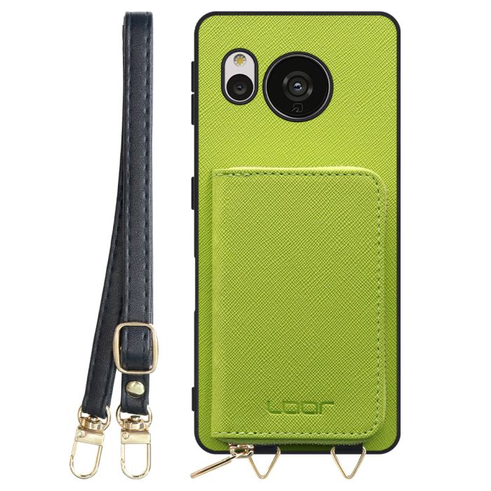 [ LOOF CASUAL-SHELL POUCH ] AQUOS sense7 Plus sense7plus 7plus sense 7 ケース ショルダー スマホショルダー 背面 収納 ポーチ付き カバー スマホケース ストラップ レザー [ AQUOS sense7 Plus ]