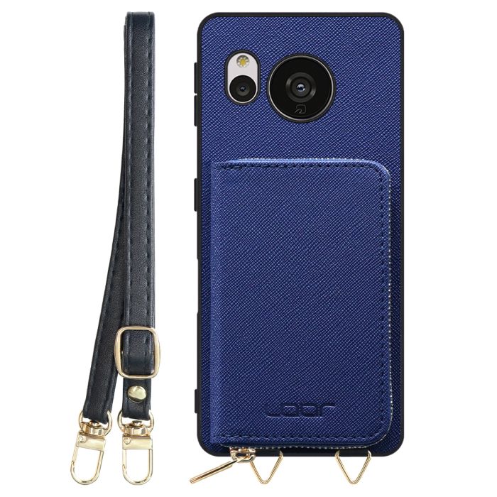 [ LOOF CASUAL-SHELL POUCH ] AQUOS sense7 Plus sense7plus 7plus sense 7 ケース ショルダー スマホショルダー 背面 収納 ポーチ付き カバー スマホケース ストラップ レザー [ AQUOS sense7 Plus ]