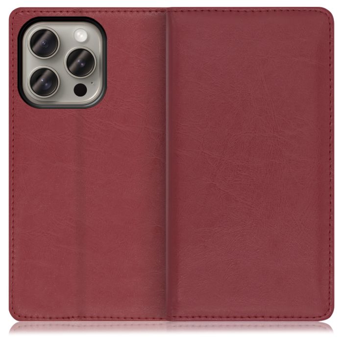 [ LOOF ROYALE ] iPhone 15 Pro iPhone15 Pro アイフォン15 プロ iPhone 15 Pro 15Pro アイフォン 15 スマホケース ケース カバー 手帳型ケース カード収納 マグネット付き 本革 ベルトなし [ iPhone 15 Pro ]