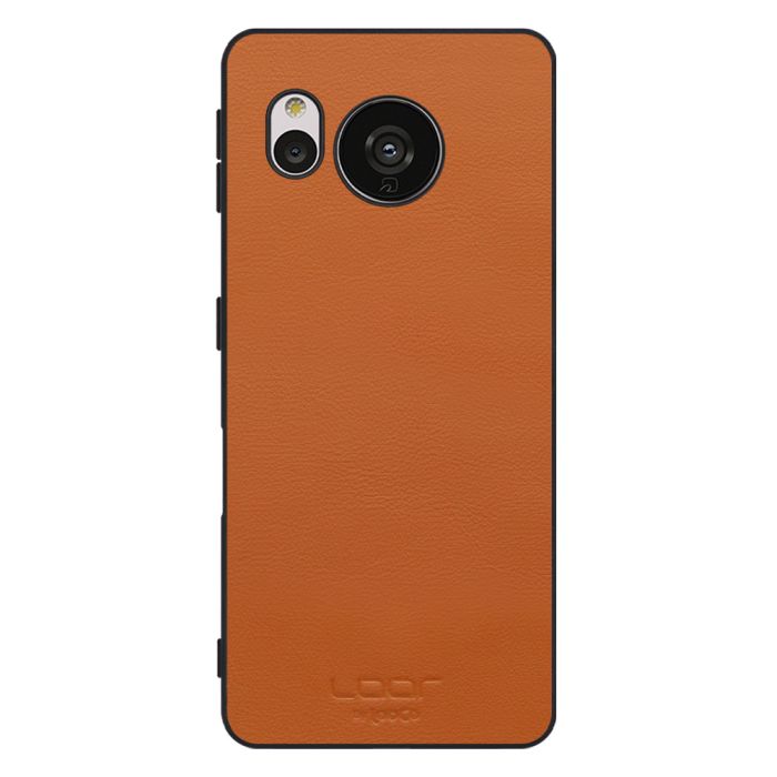 [ LOOF BASIC-SHELL ] AQUOS sense7 sense 7 ケース カバー スマホケース 本革 レザー シンプル ストラップホール [ AQUOS sense7 ]