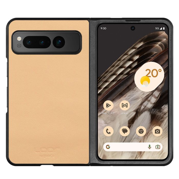 [ LOOF BASIC-SHELL ] Google Pixel Fold PixelFold ピクセルフォールド ケース カバー スマホケース 本革 レザー シンプル  [ Google Pixel Fold ]