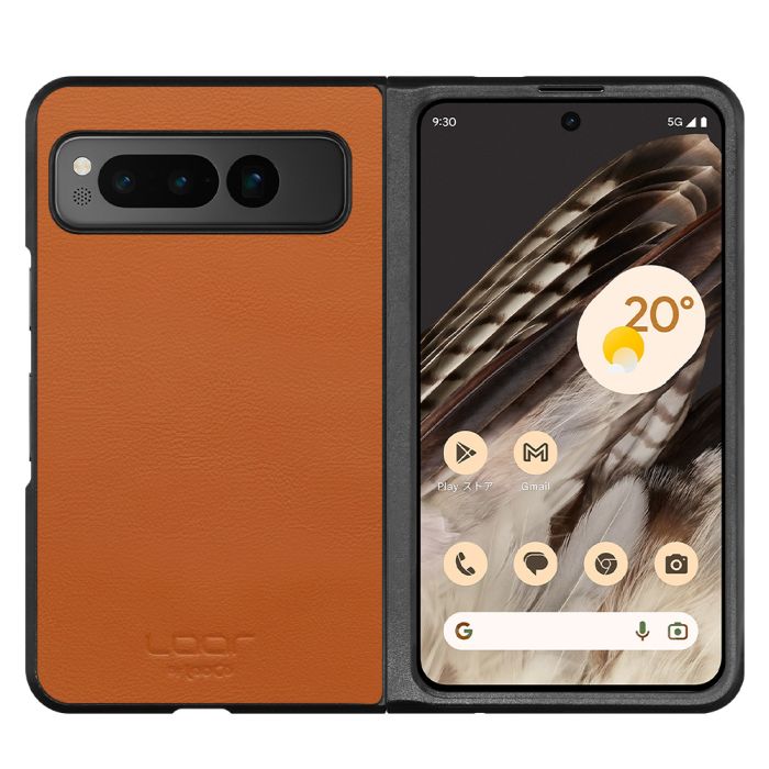 [ LOOF BASIC-SHELL ] Google Pixel Fold PixelFold ピクセルフォールド ケース カバー スマホケース 本革 レザー シンプル  [ Google Pixel Fold ]