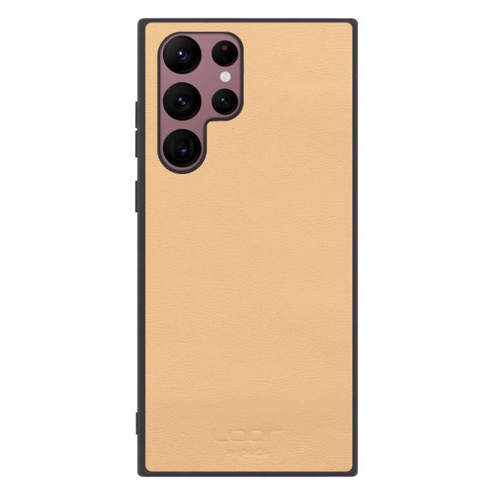 [ LOOF BASIC-SHELL ] Galaxy S22 Ultra  / SC-52C / SCG14 s22ultra ケース カバー スマホケース 本革 レザー シンプル ストラップホール [ Galaxy S22 Ultra ]