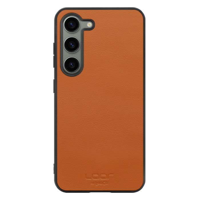 [ LOOF BASIC-SHELL ] Galaxy S23  ケース カバー スマホケース 本革 レザー シンプル ストラップホール [ Galaxy S23 ]