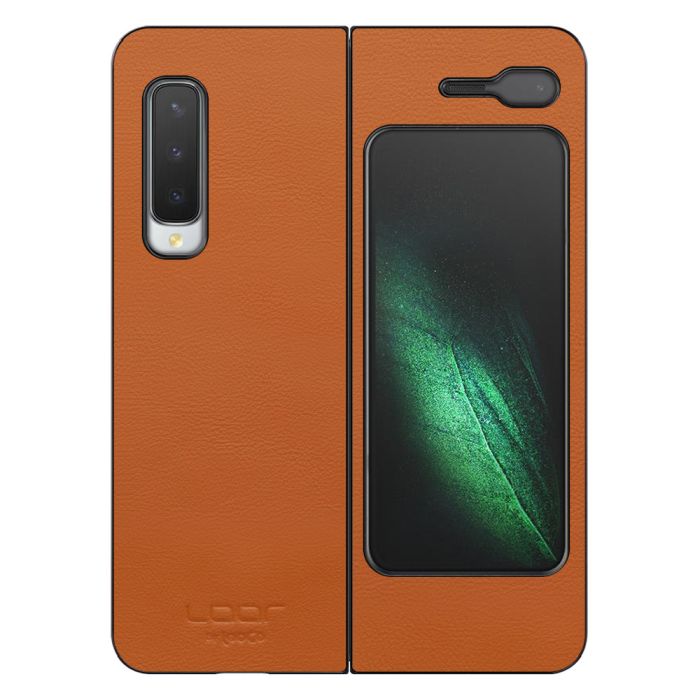 [ LOOF BASIC-SHELL ] Galaxy Fold SCV44  ケース カバー スマホケース 本革 レザー シンプル  [ Galaxy Fold ]