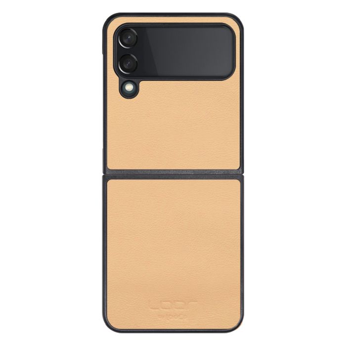 [ LOOF BASIC-SHELL ] Galaxy Z Flip4 zflip4 ケース カバー スマホケース 本革 レザー シンプル  [ Galaxy Z Flip4 ]