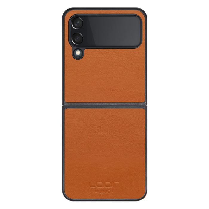 [ LOOF BASIC-SHELL ] Galaxy Z Flip4 zflip4 ケース カバー スマホケース 本革 レザー シンプル  [ Galaxy Z Flip4 ]