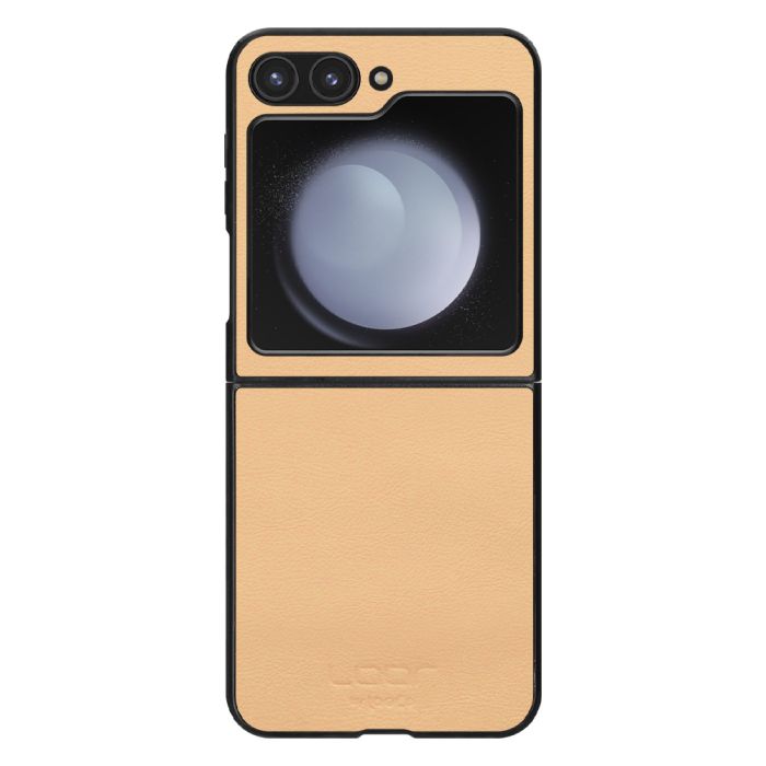 [ LOOF BASIC-SHELL ] Galaxy Z Flip5 zflip5 ケース カバー スマホケース 本革 レザー シンプル  [ Galaxy Z Flip5 ]