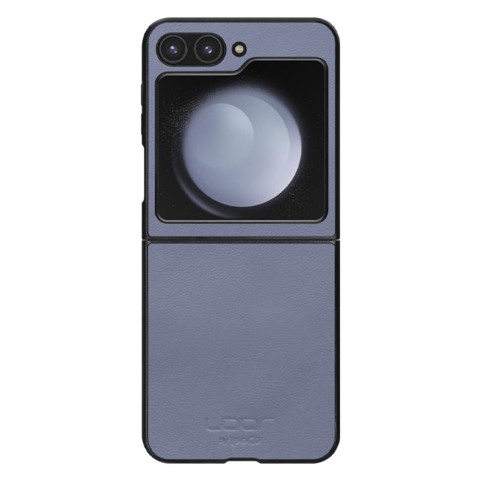 [ LOOF BASIC-SHELL ] Galaxy Z Flip5 zflip5 ケース カバー スマホケース 本革 レザー シンプル  [ Galaxy Z Flip5 ]