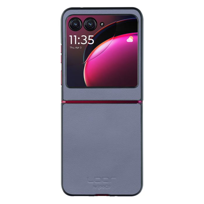 [ LOOF BASIC-SHELL ] motorola razr 40 ultra  ケース カバー スマホケース 本革 レザー シンプル  [ motorola razr 40 ultra ]