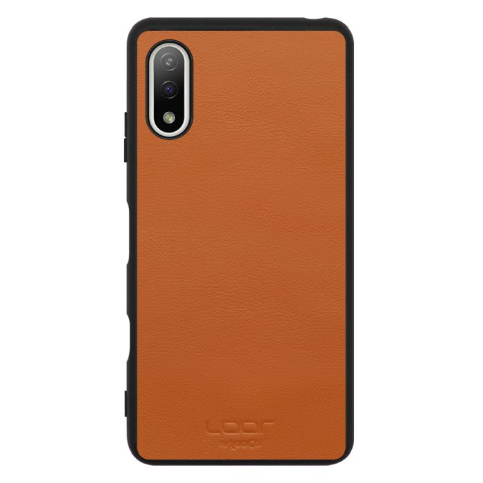 [ LOOF BASIC-SHELL ] Xperia Ace Ⅱ / SO-41B aceⅡ ace2 ケース カバー スマホケース 本革 レザー シンプル ストラップホール [ Xperia Ace Ⅱ ]