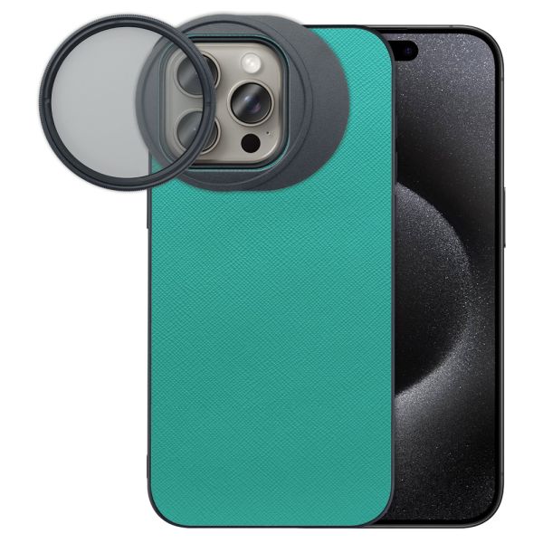 LOOF iPhone 15 Pro Max 専用 カメラレンズフィルター対応ケース [端末保護ケース＆PLフィルター付属 / 52mm規格対応]