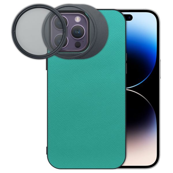 LOOF iPhone 14 Pro Max 専用 カメラレンズフィルター対応ケース [端末保護ケース＆PLフィルター付属 / 52mm規格対応]