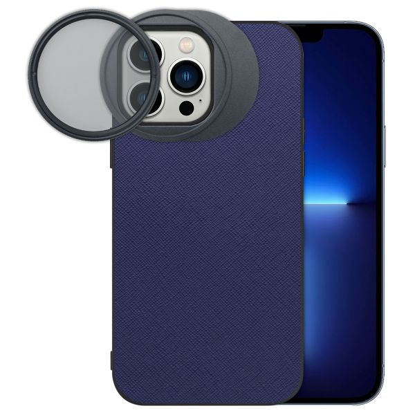 LOOF iPhone 13 Pro Max 専用 カメラレンズフィルター対応ケース [端末保護ケース＆PLフィルター付属 / 52mm規格対応]