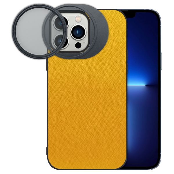 LOOF iPhone 13 Pro Max 専用 カメラレンズフィルター対応ケース [端末保護ケース＆PLフィルター付属 / 52mm規格対応]