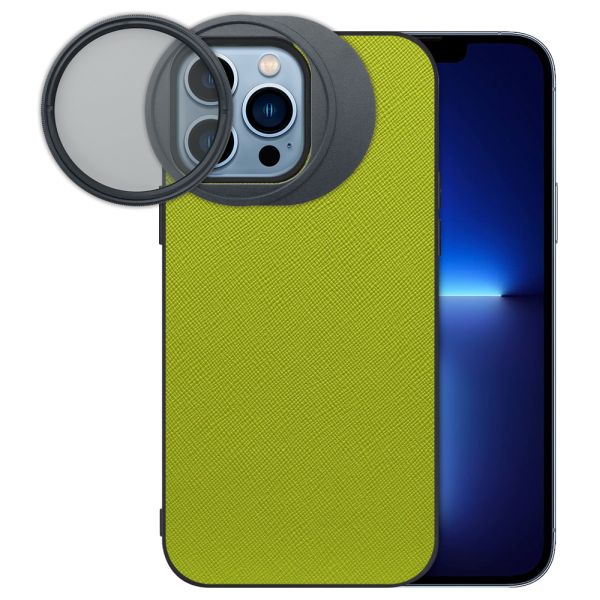 LOOF iPhone 13 Pro 専用 カメラレンズフィルター対応ケース [端末保護ケース＆PLフィルター付属 / 52mm規格対応]