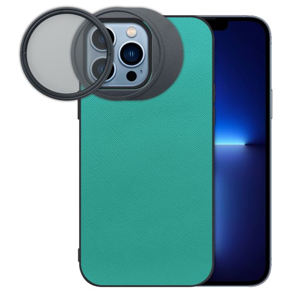 LOOF iPhone 13 Pro 専用 カメラレンズフィルター対応ケース [端末保護ケース＆PLフィルター付属 / 52mm規格対応]