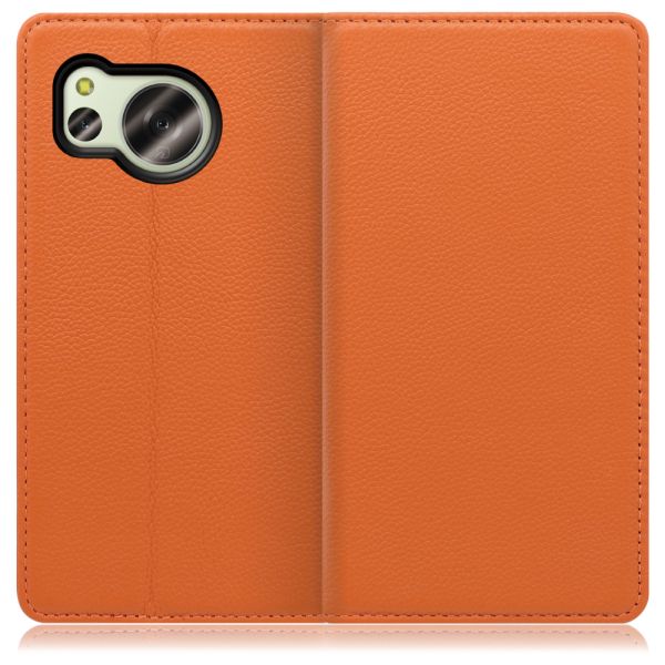 [ LOOF PASTEL ] AQUOS sense8 SH-54D / SHG11 sense 8 スマホケース ケース カバー 手帳型ケース カード収納 マグネット付き 本革 ベルトなし [ AQUOS sense8 ]