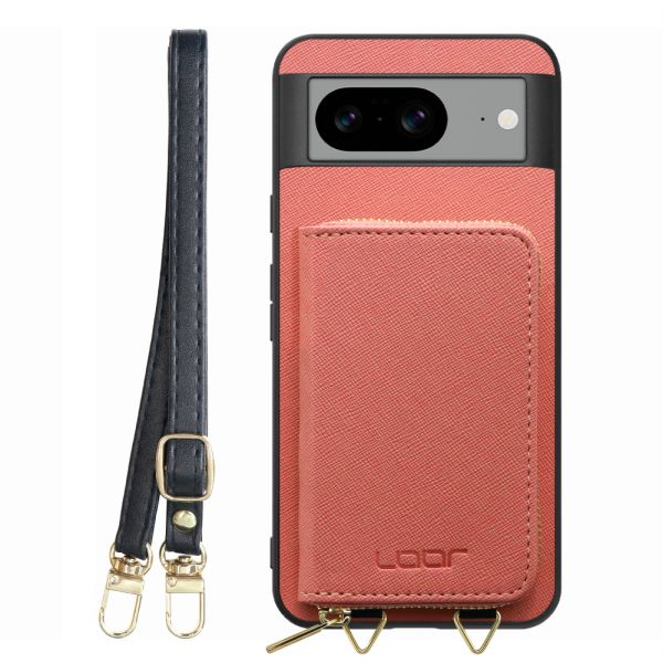 [ LOOF CASUAL-SHELL POUCH ] Google pixel 8 googlepixel8 Pixel8 ピクセル8 ケース ショルダー スマホショルダー 背面 収納 ポーチ付き カバー スマホケース ストラップ レザー [ Google Pixel 8 ]