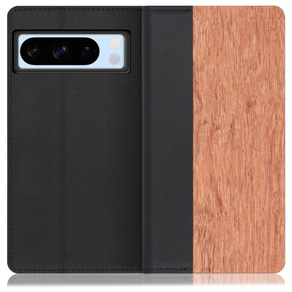 [ LOOF NATURE ] Google pixel 8 Pro googlepixel8pro Pixel8 8Pro プロ ピクセル8Pro スマホケース ケース カバー 手帳型ケース カード収納 マグネット付き 天然木 本革 ベルトなし [ Google Pixel 8 Pro ]
