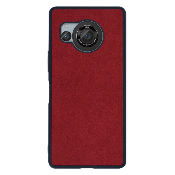 [ LOOF ALCANTARA-SHELL ] AQUOS R8 SH-52D AQUOSR8 ケース カバー スマホケース アルカンターラ シンプル ストラップホール [ AQUOS R8 ]