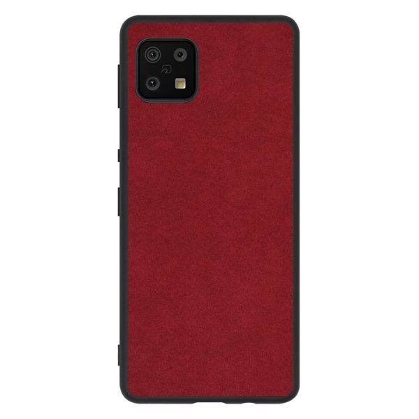 [ LOOF ALCANTARA-SHELL ] AQUOS sense6s /sense6 sense 6s 6 ケース カバー スマホケース アルカンターラ シンプル ストラップホール [ AQUOS sense6/sense6s ]