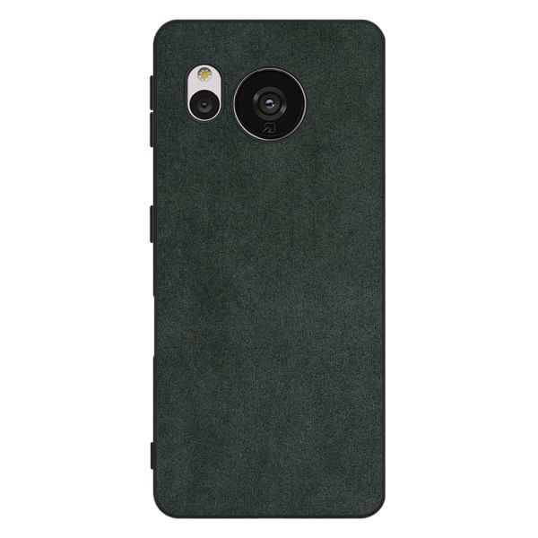 [ LOOF ALCANTARA-SHELL ] AQUOS sense7 sense 7 ケース カバー スマホケース アルカンターラ シンプル ストラップホール [ AQUOS sense7 ]