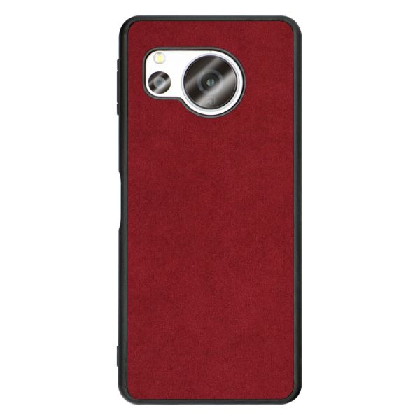 [ LOOF ALCANTARA-SHELL ] AQUOS sense8 SH-54D / SHG11 sense 8 ケース カバー スマホケース アルカンターラ シンプル ストラップホール [ AQUOS sense8 ]