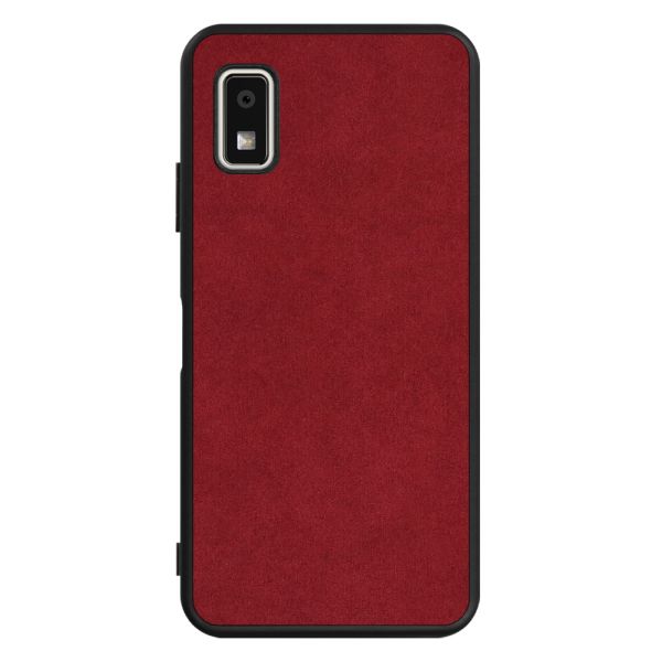 [ LOOF ALCANTARA-SHELL ] AQUOS wish3 SH-53D / A303SH / A302SH  ケース カバー スマホケース アルカンターラ シンプル ストラップホール [ AQUOS wish3 ]