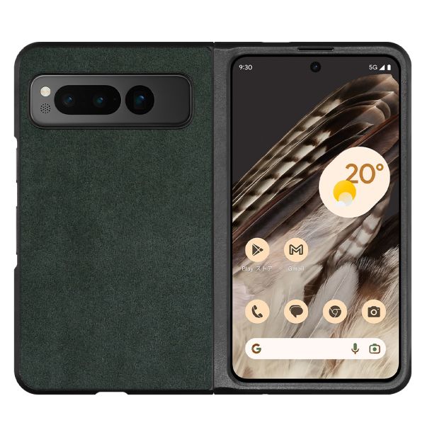 [ LOOF ALCANTARA-SHELL ] Google Pixel Fold PixelFold ピクセルフォールド ケース カバー スマホケース アルカンターラ シンプル  [ Google Pixel Fold ]