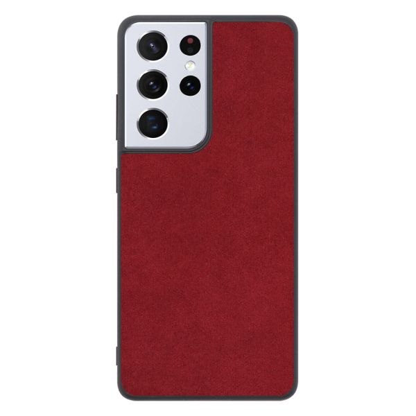 [ LOOF ALCANTARA-SHELL ] Galaxy S21 Ultra 5G SC-52B s21ultra5g s21ultra ケース カバー スマホケース アルカンターラ シンプル ストラップホール [ Galaxy S21 Ultra 5G ]