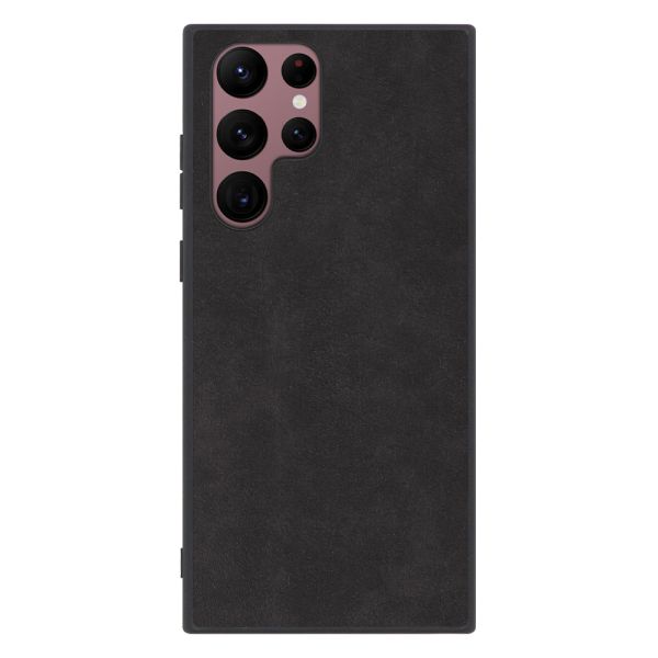 [ LOOF ALCANTARA-SHELL ] Galaxy S22 Ultra SC-52C / SCG14 s22ultra ケース カバー スマホケース アルカンターラ シンプル ストラップホール [ Galaxy S22 Ultra ]