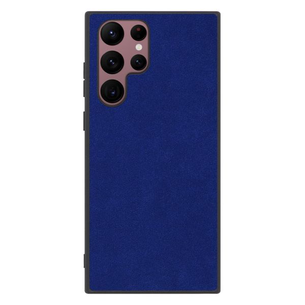 [ LOOF ALCANTARA-SHELL ] Galaxy S22 Ultra SC-52C / SCG14 s22ultra ケース カバー スマホケース アルカンターラ シンプル ストラップホール [ Galaxy S22 Ultra ]