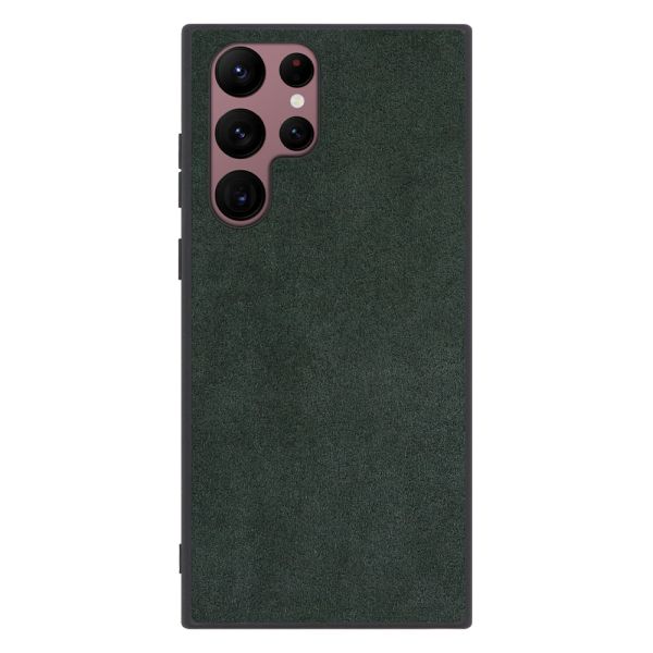[ LOOF ALCANTARA-SHELL ] Galaxy S22 Ultra SC-52C / SCG14 s22ultra ケース カバー スマホケース アルカンターラ シンプル ストラップホール [ Galaxy S22 Ultra ]