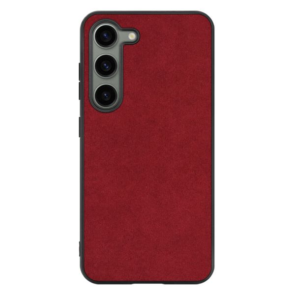 [ LOOF ALCANTARA-SHELL ] Galaxy S23  ケース カバー スマホケース アルカンターラ シンプル ストラップホール [ Galaxy S23 ]