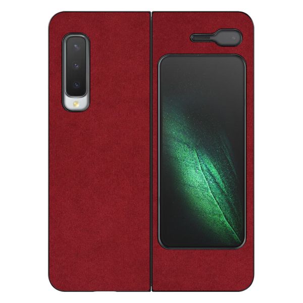 [ LOOF ALCANTARA-SHELL ] Galaxy Fold SCV44  ケース カバー スマホケース アルカンターラ シンプル  [ Galaxy Fold ]