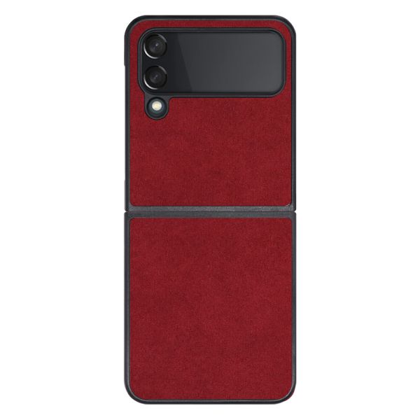 [ LOOF ALCANTARA-SHELL ] Galaxy Z Flip4 zflip4 ケース カバー スマホケース アルカンターラ シンプル  [ Galaxy Z Flip4 ]