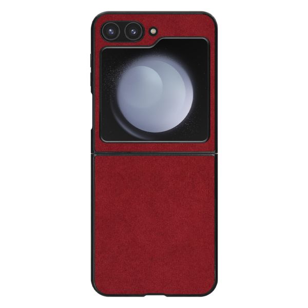 [ LOOF ALCANTARA-SHELL ] Galaxy Z Flip5 zflip5 ケース カバー スマホケース アルカンターラ シンプル  [ Galaxy Z Flip5 ]