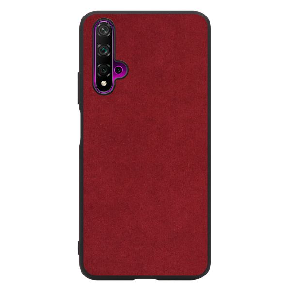 [ LOOF ALCANTARA-SHELL ] HUAWEI nova 5T nova5t ケース カバー スマホケース アルカンターラ シンプル ストラップホール [ HUAWEI nova 5T ]