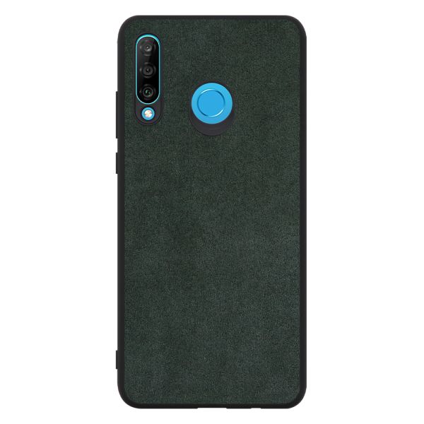 [ LOOF ALCANTARA-SHELL ] HUAWEI P30 lite / P30 lite Premium p30lite p30litepremium ケース カバー スマホケース アルカンターラ シンプル ストラップホール [ HUAWEI P30 lite / lite Premium ]