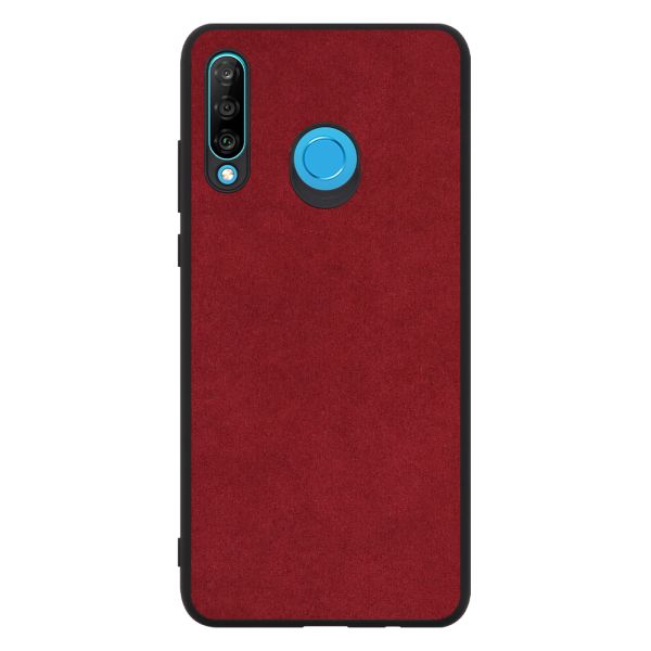 [ LOOF ALCANTARA-SHELL ] HUAWEI P30 lite / P30 lite Premium p30lite p30litepremium ケース カバー スマホケース アルカンターラ シンプル ストラップホール [ HUAWEI P30 lite / lite Premium ]