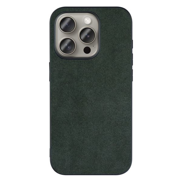 [ LOOF ALCANTARA-SHELL ] iPhone 15 Pro iPhone15 Pro アイフォン15 プロ iPhone 15 Pro 15Pro アイフォン 15 ケース カバー スマホケース アルカンターラ シンプル ストラップホール [ iPhone 15 Pro ]