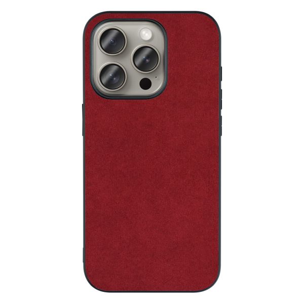 [ LOOF ALCANTARA-SHELL ] iPhone 15 Pro iPhone15 Pro アイフォン15 プロ iPhone 15 Pro 15Pro アイフォン 15 ケース カバー スマホケース アルカンターラ シンプル ストラップホール [ iPhone 15 Pro ]