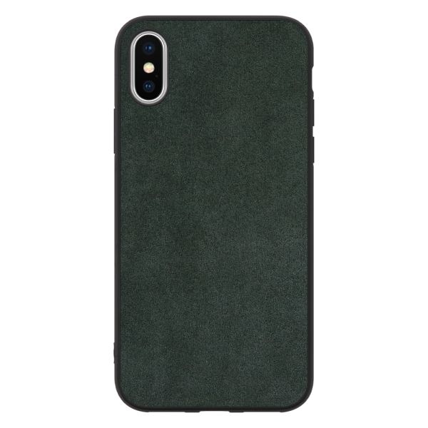 [ LOOF ALCANTARA-SHELL ] iPhone X / XS iPhonex iPhonexs ケース カバー スマホケース アルカンターラ シンプル ストラップホール [ iPhone X / XS ]