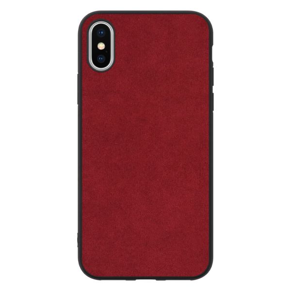 [ LOOF ALCANTARA-SHELL ] iPhone X / XS iPhonex iPhonexs ケース カバー スマホケース アルカンターラ シンプル ストラップホール [ iPhone X / XS ]