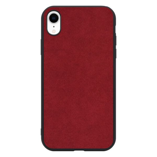 [ LOOF ALCANTARA-SHELL ] iPhone XR iPhonexr ケース カバー スマホケース アルカンターラ シンプル ストラップホール [ iPhone XR ]