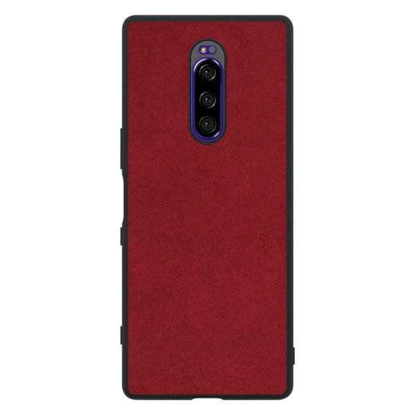 [ LOOF ALCANTARA-SHELL ] Xperia 1 / 1 Professional Edition xperia1 ケース カバー スマホケース アルカンターラ シンプル ストラップホール [ Xperia 1 / 1 Professional Edition ]